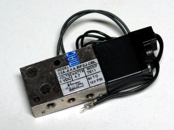 MAC Valf 43A-AAA-RFEJ-0BL Solenoid Valf - Pnömatik Sistemler;MAC Valf ve Pnömatik Sistemler