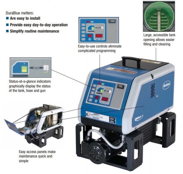 Nordson Drablue 16 Hot Melt Tutkal Tankı L Series Adhesive Melters - Hot Melt ve Cold Glue Sistemler;Nordson Hot Melt ve Cold Glue Sistemler