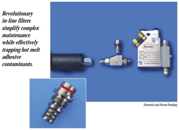 Nordson Mars Inline Filtre - Hot Melt ve Cold Glue Sistemler;Nordson Hot Melt ve Cold Glue Sistemler